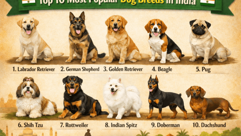 top 10 most popular dog breeds in India