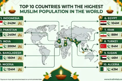 Top 10 Countries with Highest Muslim Population in the World