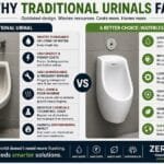 Water-Saving Urinals by Zerodor for Eco-Friendly