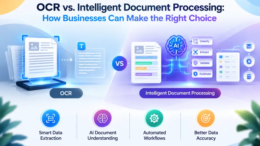 OCR vs. Intelligent Document Processing